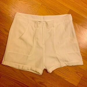 NWT Amanda Uprichard Off White Shorts Tailored Classic Cut